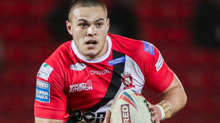Salford stand-off Tui Lolohea scored a try against his former side