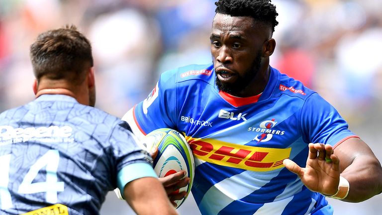 Siya Kolisi suffered a knee injury against the Hurricanes