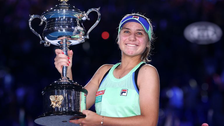 Image result for australian open 2020 sofia kenin