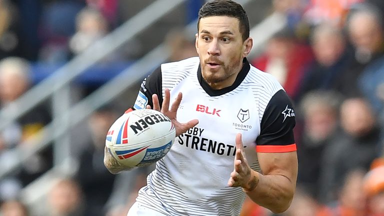 Sonny Bill Williams made his Toronto Wolfpack Super League debut on Sunday