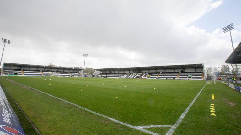 PAISLEY, SCOTLAND - MAY 16:  Storm clouds hang over St Mirren Park at the Scottish premiership match between St Mirren v Motherwell at St Mirren Park on May 16, 2015 in Paisley, Scotland.  (Photo by Jeff Holmes/Getty Images)