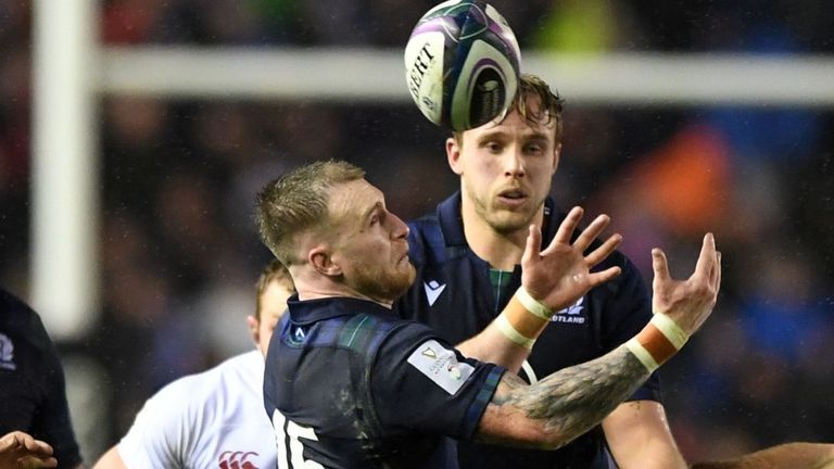 Gregor Townsend defended Stuart Hogg after his costly error against England