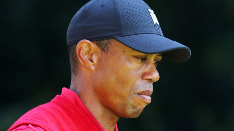 Tiger Woods hizo siete bogeys y un doble bogey durante su ronda final