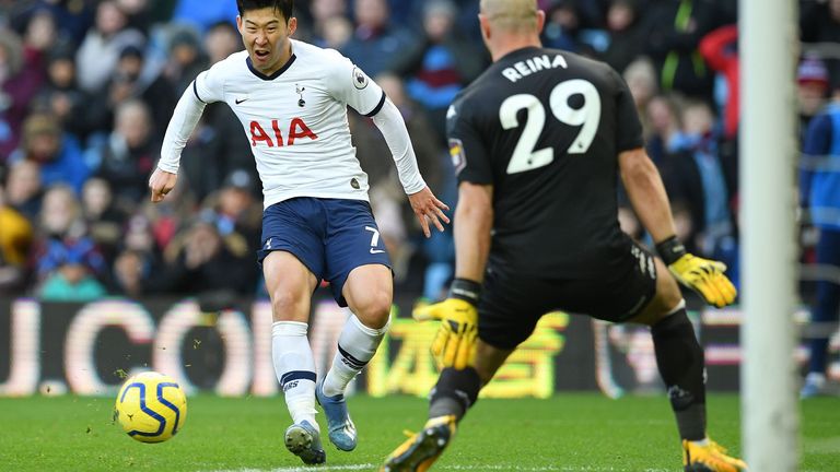 Son Heung-min leaves it late 