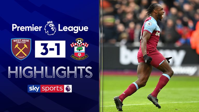 Highlights from West Ham vs Southampton
