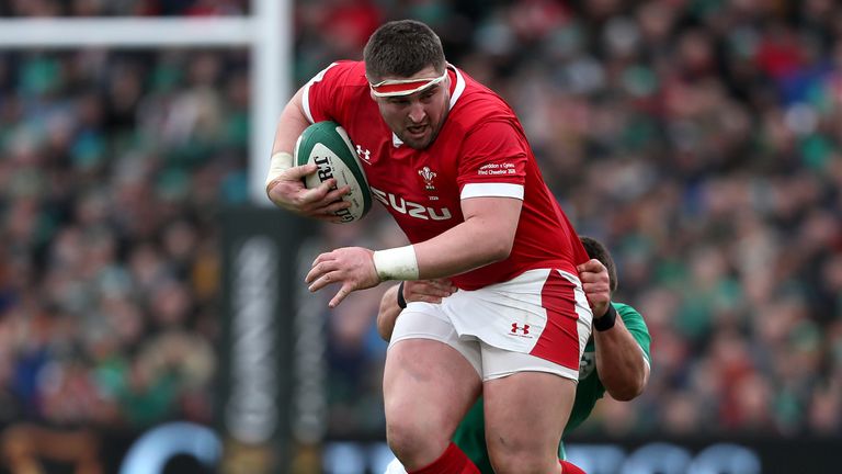 Prop Wyn Jones won some turnovers for Wales