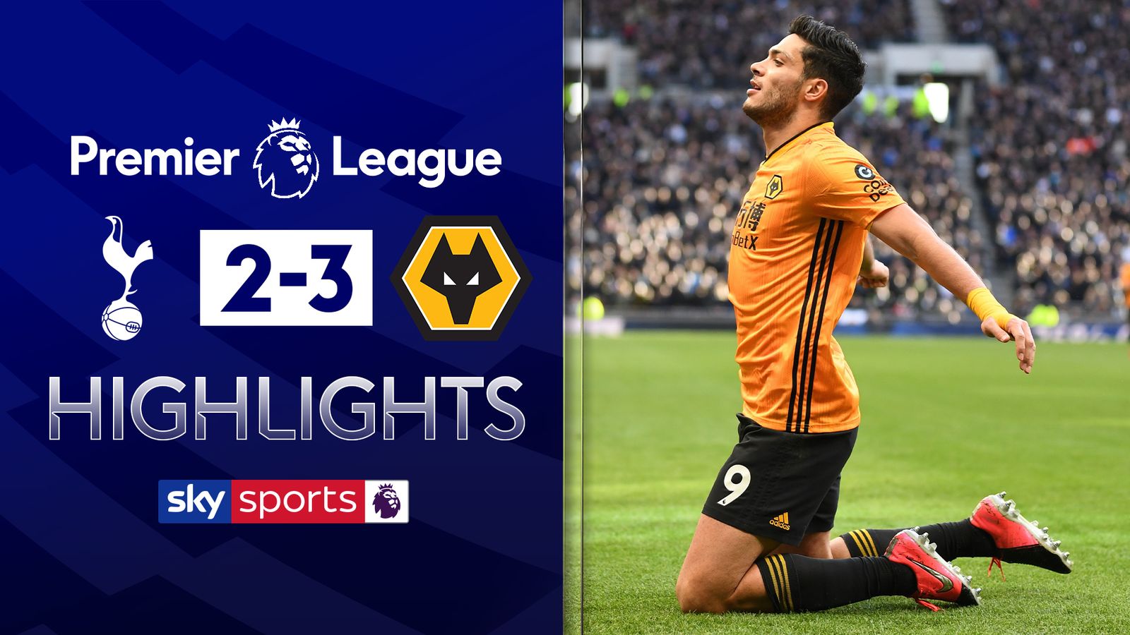 Wolves come from behind to beat Spurs Football News Sky Sports