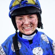 Bryony Frost was one of the stars on show on a special International Women's Day card at Southwell