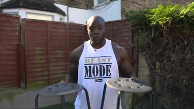 Akinfenwa's Wednesday workout