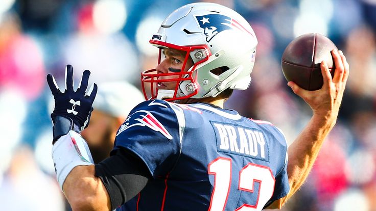 Tom Brady in NFL action for the New England Patriots