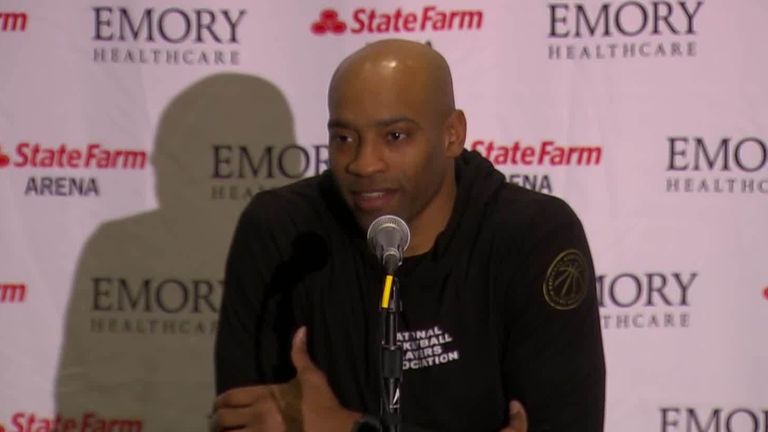 Vince Carter talks after possibly playing the last game of his career