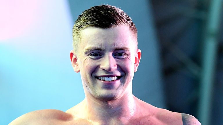Peaty is the reigning Olympic 100m breaststroke champion