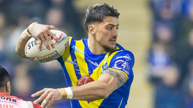 Picture by Allan McKenzie/SWpix.com - 06/02/2020 - Rugby League - Betfred Super League - Warrington Wolves v St Helens - Halliwell Jones Stadium, Warrington, England - Anthony Gelling.