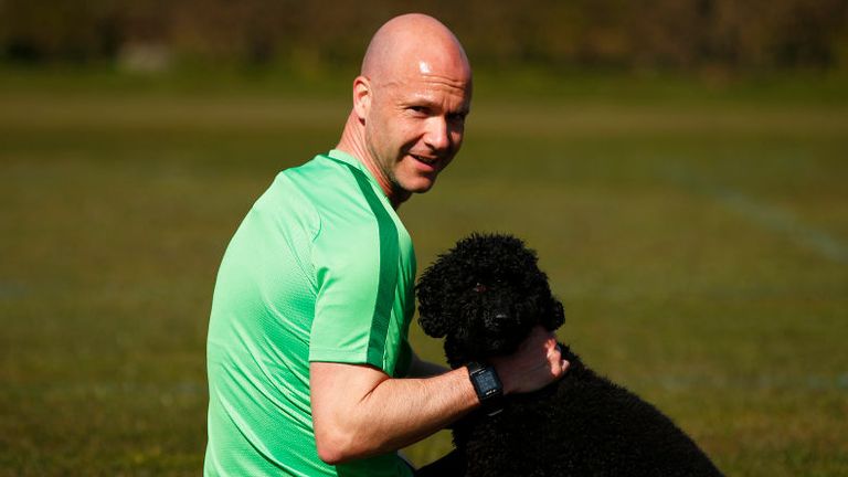 Anthony Taylor is training at home during coronavirus pandemic