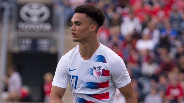 Antonee Robinson has won seven caps for the USA