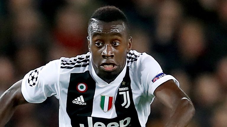 Blaise Matuidi in action for Juventus against Manchester United in the Champions League