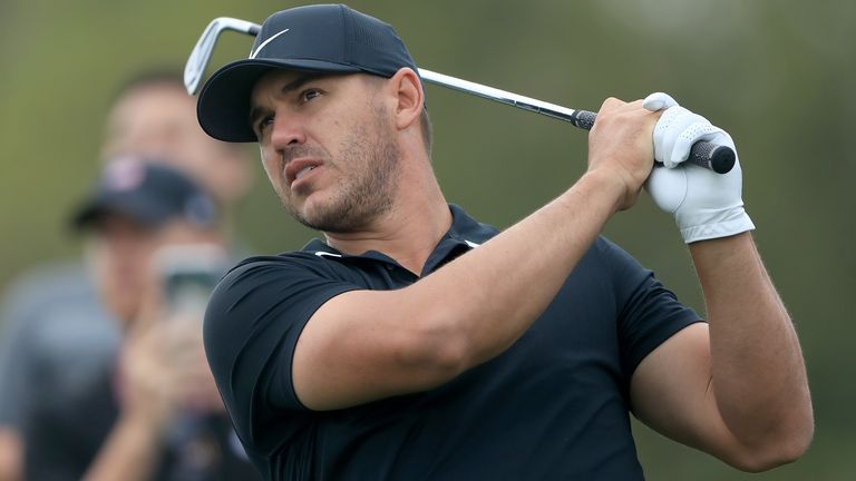 Brooks Koepka plays a shot during the pro-am round prior to the Arnold Palmer Invitational Presented by MasterCard at the Bay Hill Club and Lodge on March 04, 2020 in Orlando, Florida. 