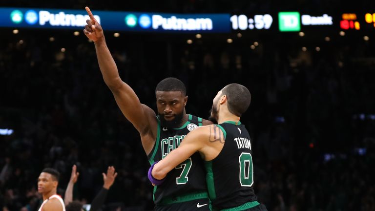 Jaylen Brown of the Boston Celtics