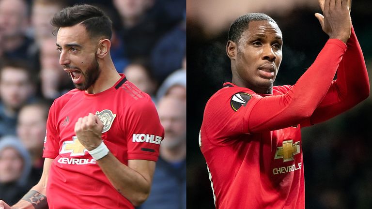 Bruno Fernandes and Odion Ighalo have made impressive starts at Manchester United