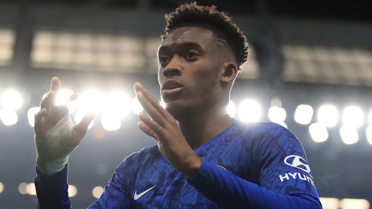 Callum Hudson-Odoi is "doing well and looking forward to returning to the training ground"