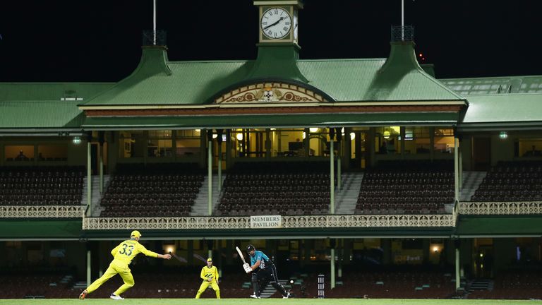 The Sydney Cricket Ground was closed to the public for Australia's first ODI against New Zealand, due to the coronavirus outbreak