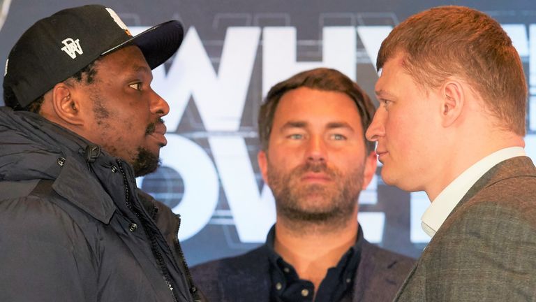 Whyte se está preparando para su próxima pelea contra Alexander Povetkin