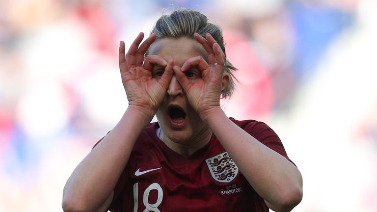 Ellen White's 36th goal for England settled the game in New Jersey