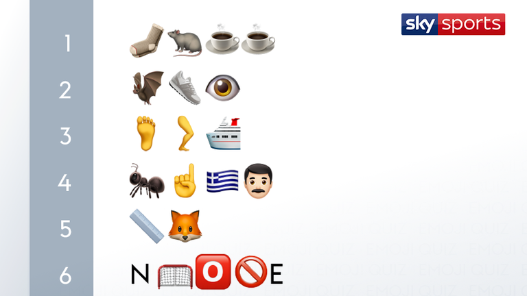 Rejse tiltale Hvornår Saks Emoji Quiz: Name that football player! | Football News | Sky Sports
