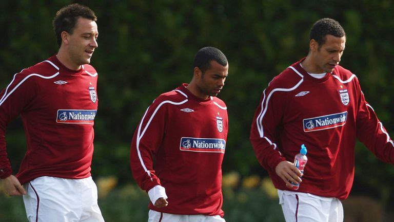 John Terry, Ashley Cole and Rio Ferdinand all worked under Eriksson