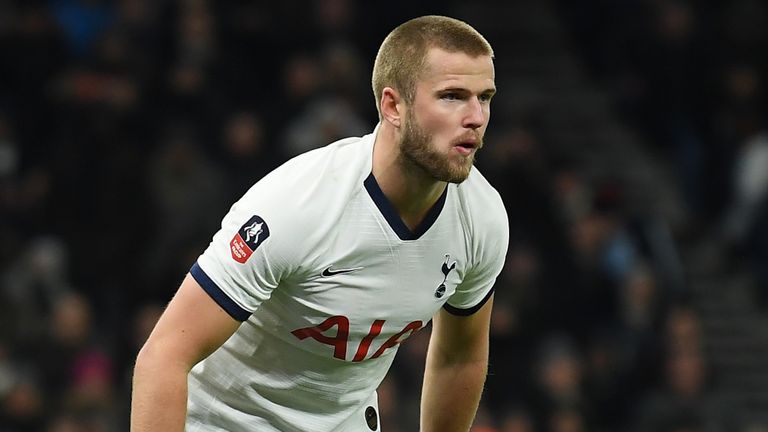 Eric Dier in action in FA Cup fifth round against Norwich
