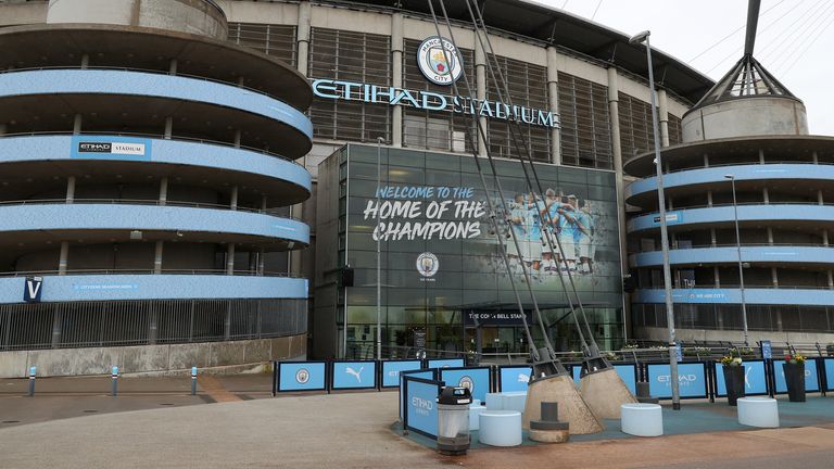 Manchester City S Eithad Stadium To Be Used By Nhs Football News Sky Sports