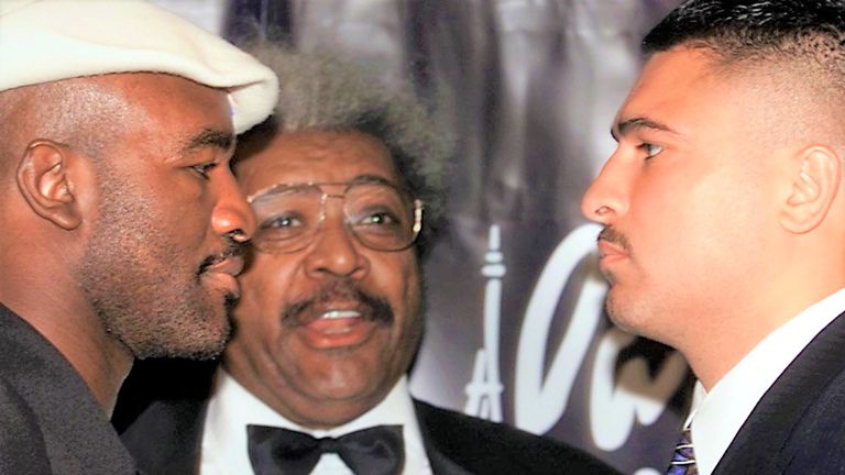 Lewis fue despojado del cinturón de la AMB, lo que permitió a Evander Holyfield luchar contra John Ruiz por ello