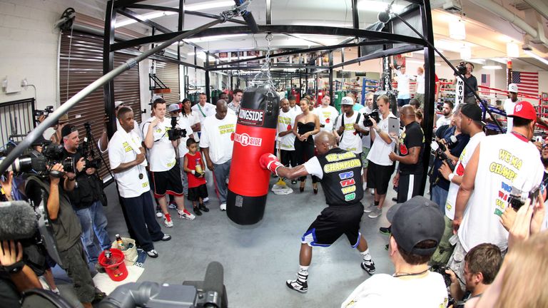 Floyd Mayweather's gym is notoriously hostile to outsiders