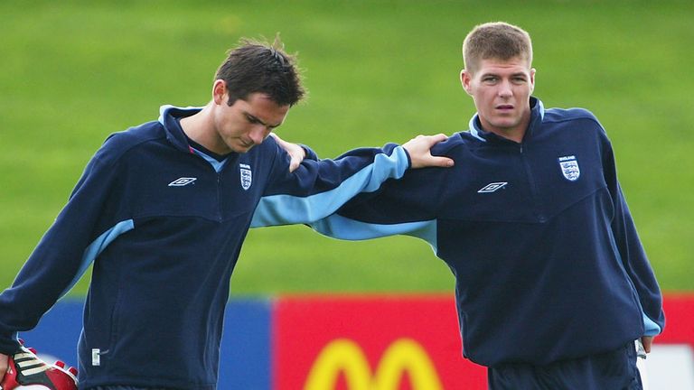 Frank Lampard and Steven Gerrard struggled to play together in central midfield