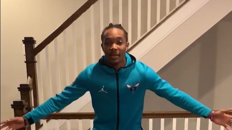 Devonte Graham of the Charlotte Hornets