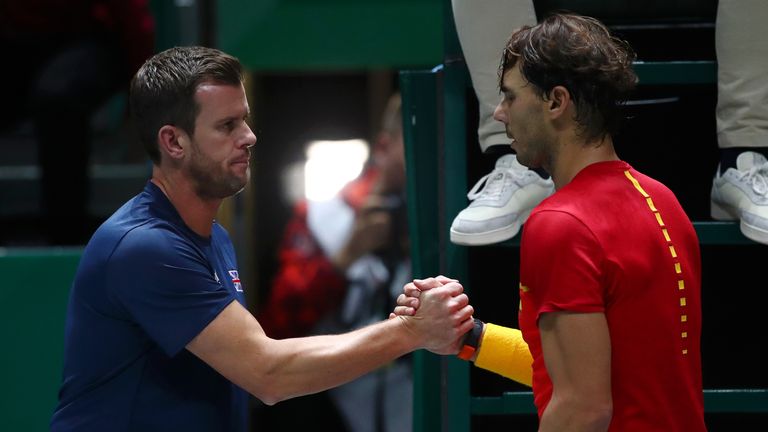 Spain beat Great Britain in last year's Davis Cup semi-finals