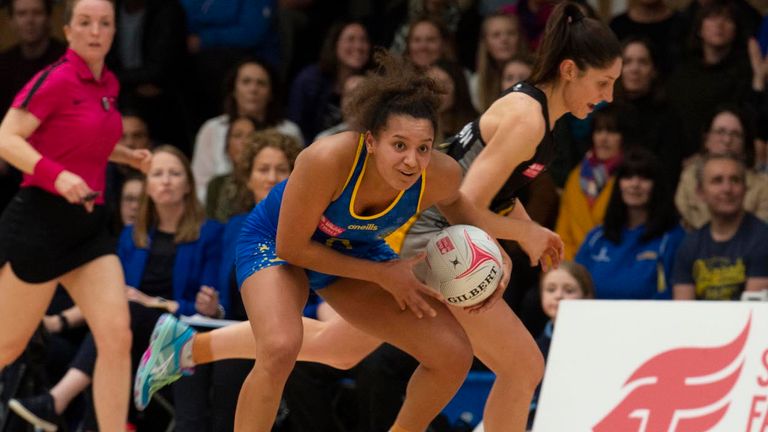 Imogen Allison and Amy Flanagan battle it out as Team Bath claim a big win against Wasps