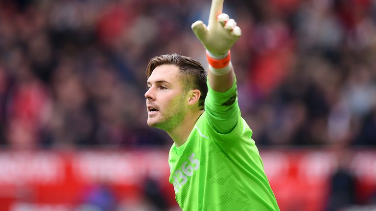 Stoke City goalkeeper Jack Butland