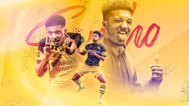 Jadon Sancho has thrived since joining Borussia Dortmund