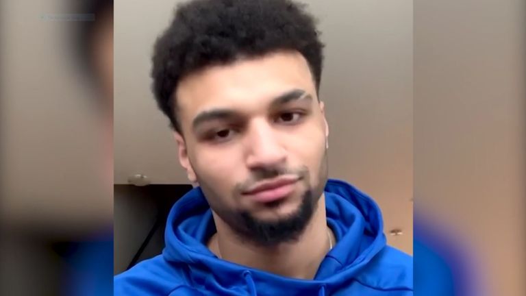 Denver Nuggets guard Jamal Murray posted a musical message from home