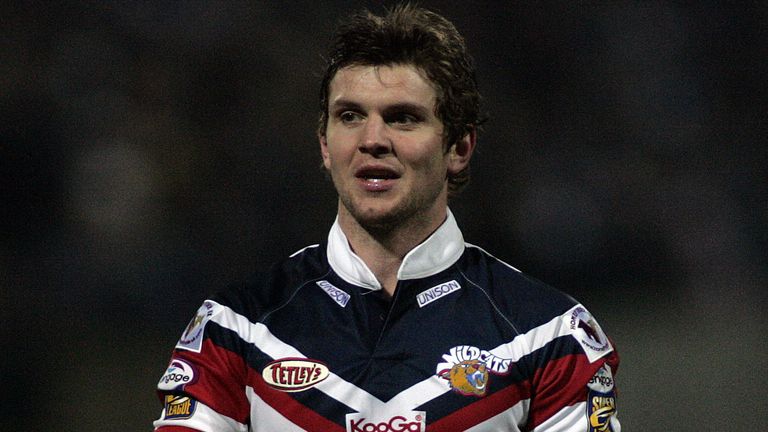PICTURE BY VAUGHN RIDLEY/SWPIX.COM - Rugby League - Super League - Wakefield v Leeds - Belle Vue, Wakefield, England - 15/02/08...Copyright - Simon Wilkinson - 07811267706..Wakefield's Jamie Rooney.