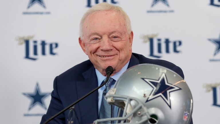 Dallas Cowboys owner Jerry Jones