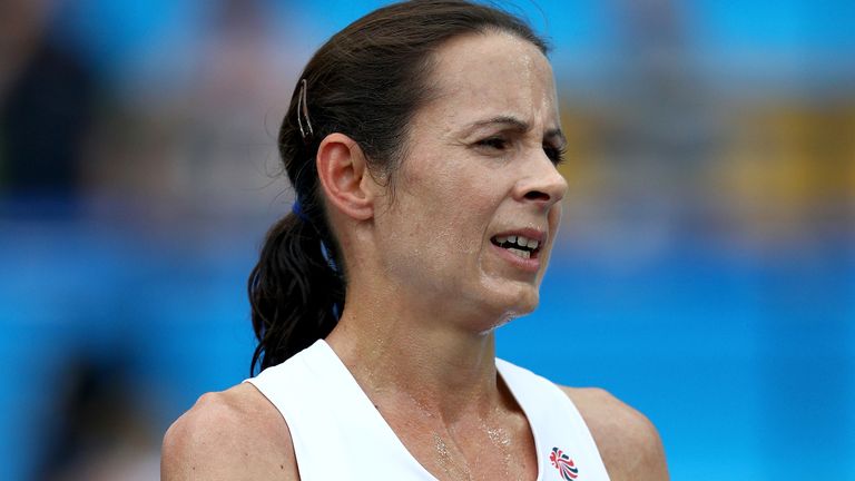 Jo Pavey terminó séptimo tanto en los 5,000m como en los 10,000m en los Juegos Olímpicos de Londres en 2012