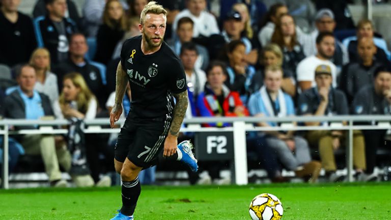 Johnny Russell joined MLS side Sporting Kansas City in January 2018