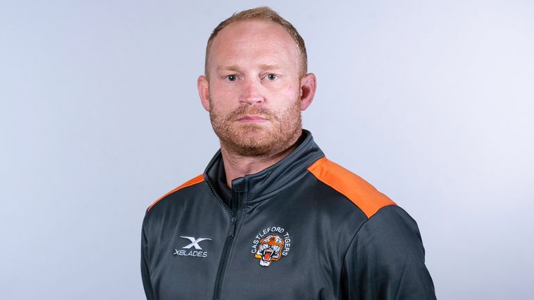 Picture by Allan McKenzie/SWpix.com - 08/01/2019 - Rugby League - Super League - Castleford Tigers Media Day Headshots - Rogerthorpe Manor, Badsworth, England - Jon Wells.