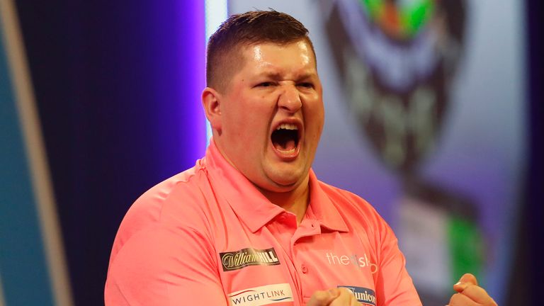 Keegan Brown combines his love of darts with work as a blood-science lab assistant