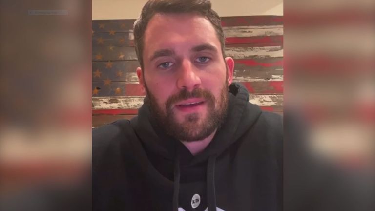 Kevin Love posts a message urging empathy and compassion during the coronavirus crisis
