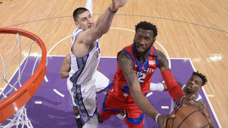 Detroit at Sacramento