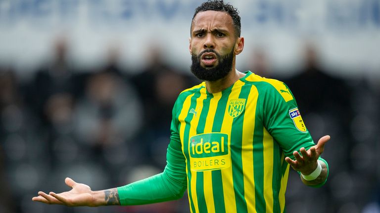 SWANSEA, WALES - MARCH 07: Kyle Bartley of West Bromwich Albion during the Sky Bet Championship match between Swansea City and West Bromwich Albion at the Liberty Stadium on March 07, 2020 in Swansea, Wales. (Photo by Athena Pictures/Getty Images)