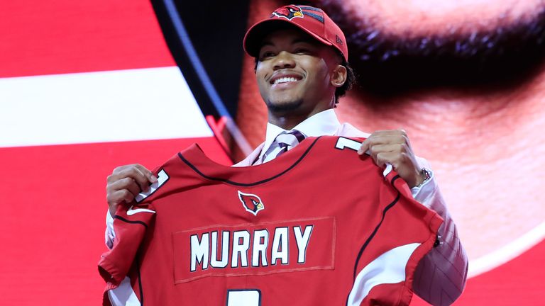 Kyler Murray was selected No. 1 overall by the Arizona Cardinals in 2019